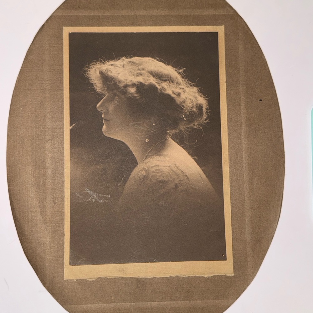 Vintage Sepia-Toned Portrait Wall Art